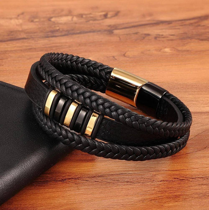 Renato Leather Bracelet for Men