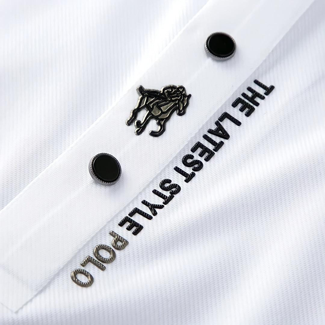 Solvian - Knitterfreies Polo Shirt Herren Sommer