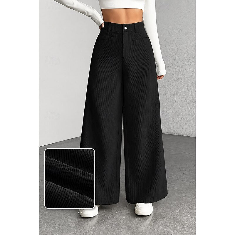 Gwyneth | Weite Hose mit hoher Taille