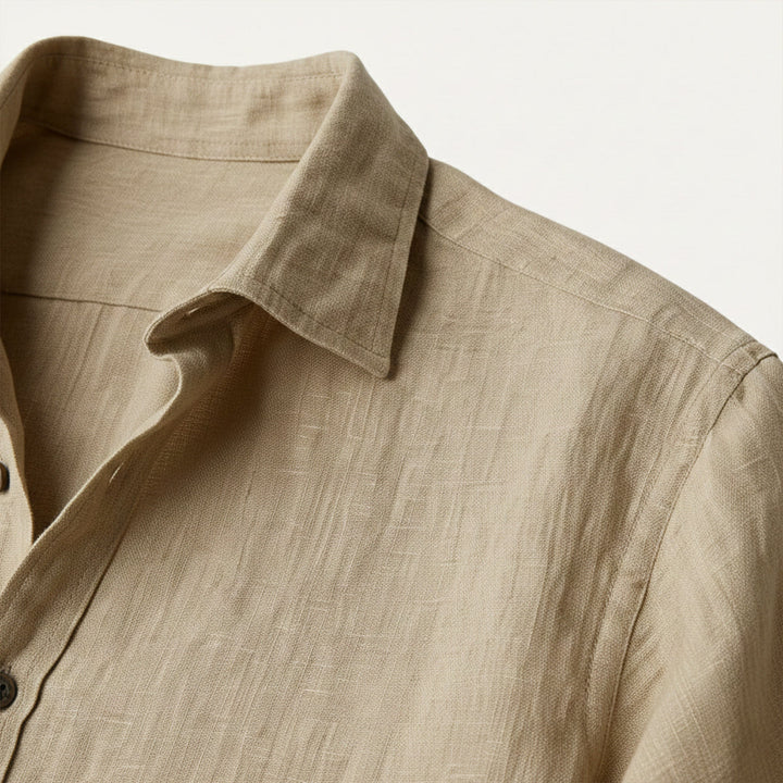 Zureno - Vintage Leinenhemd Herren