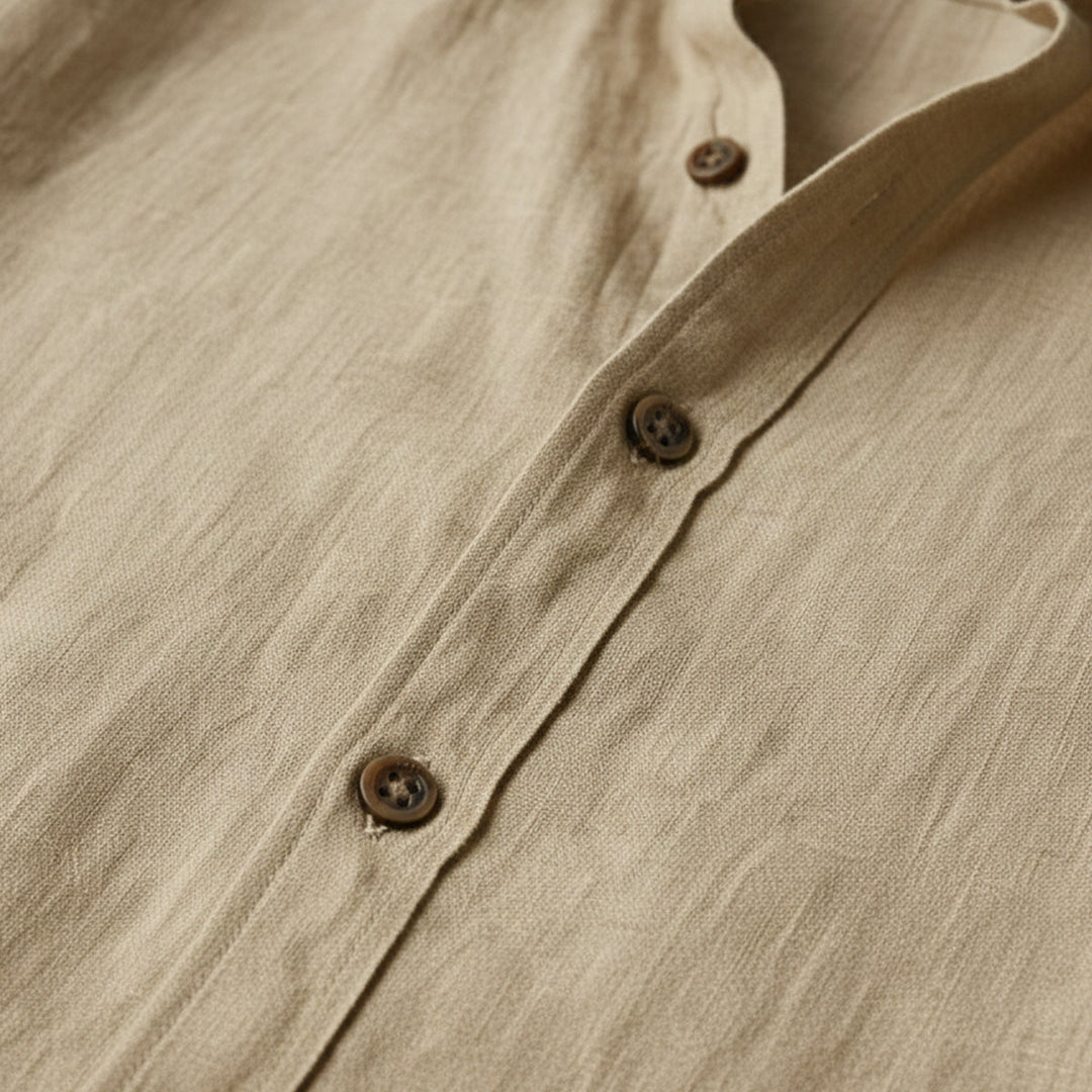 Zureno - Vintage Leinenhemd Herren