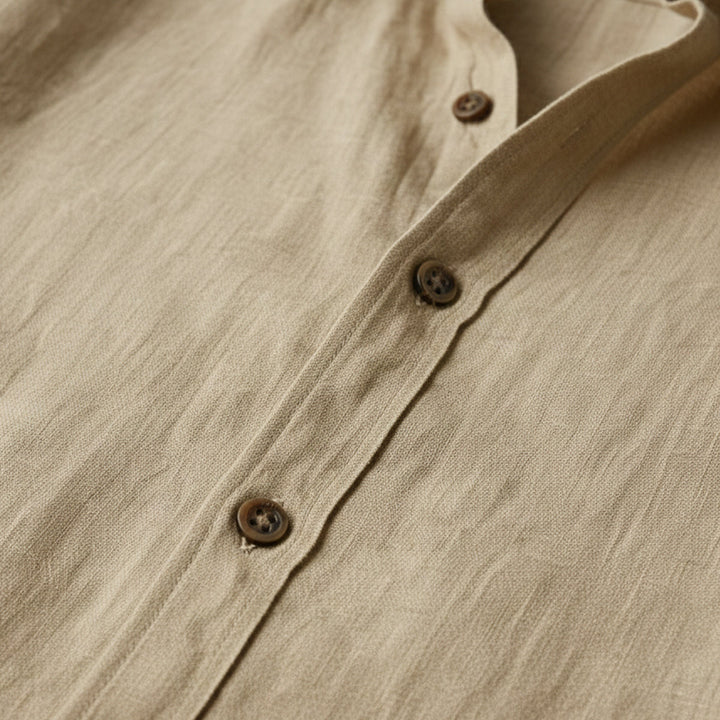 Zureno - Vintage Leinenhemd Herren