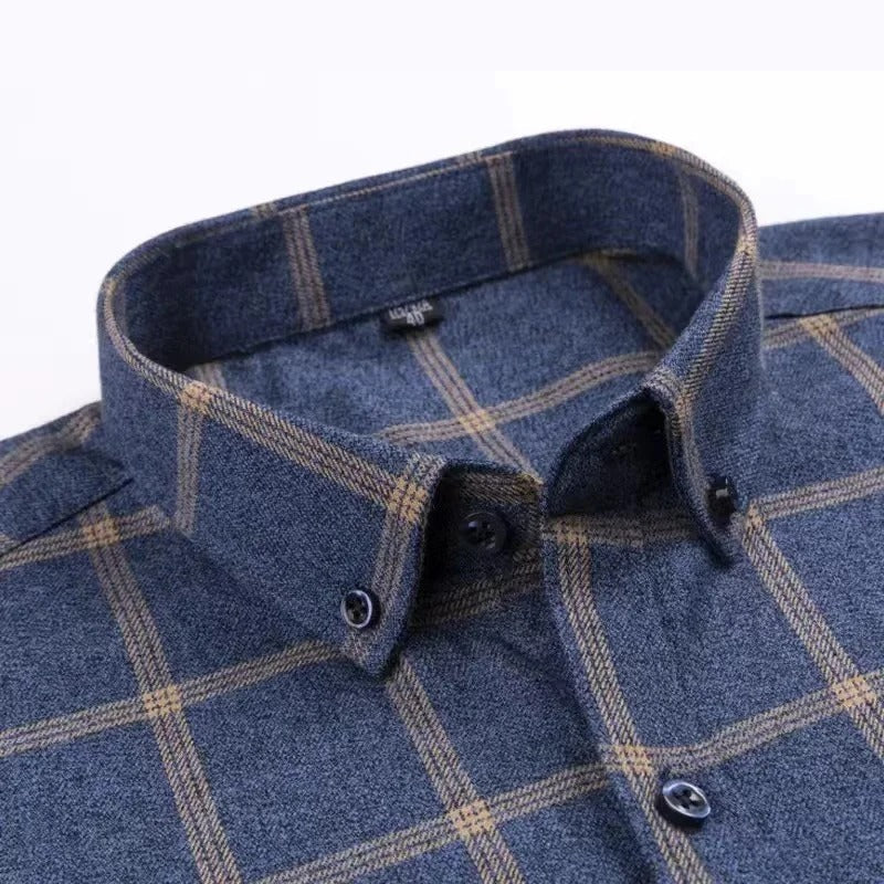 Tiziano – Checked Cotton Men's Shirt