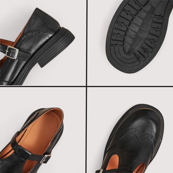 Women Comfortable Elegant Low Heel Sandals Dress Shoes - Image 2
