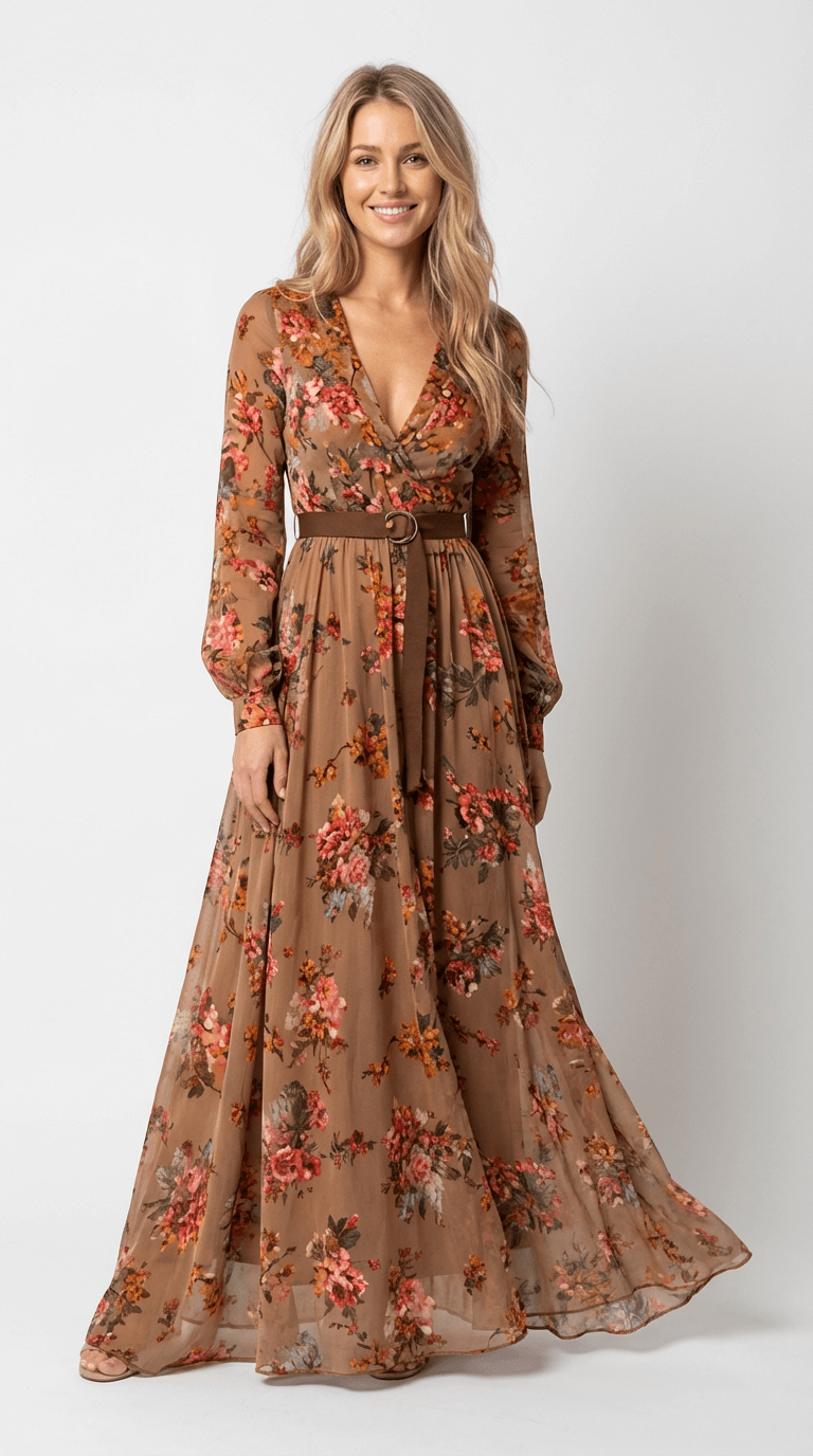 Isaluna - Boho Maxikleid Camilla Stil