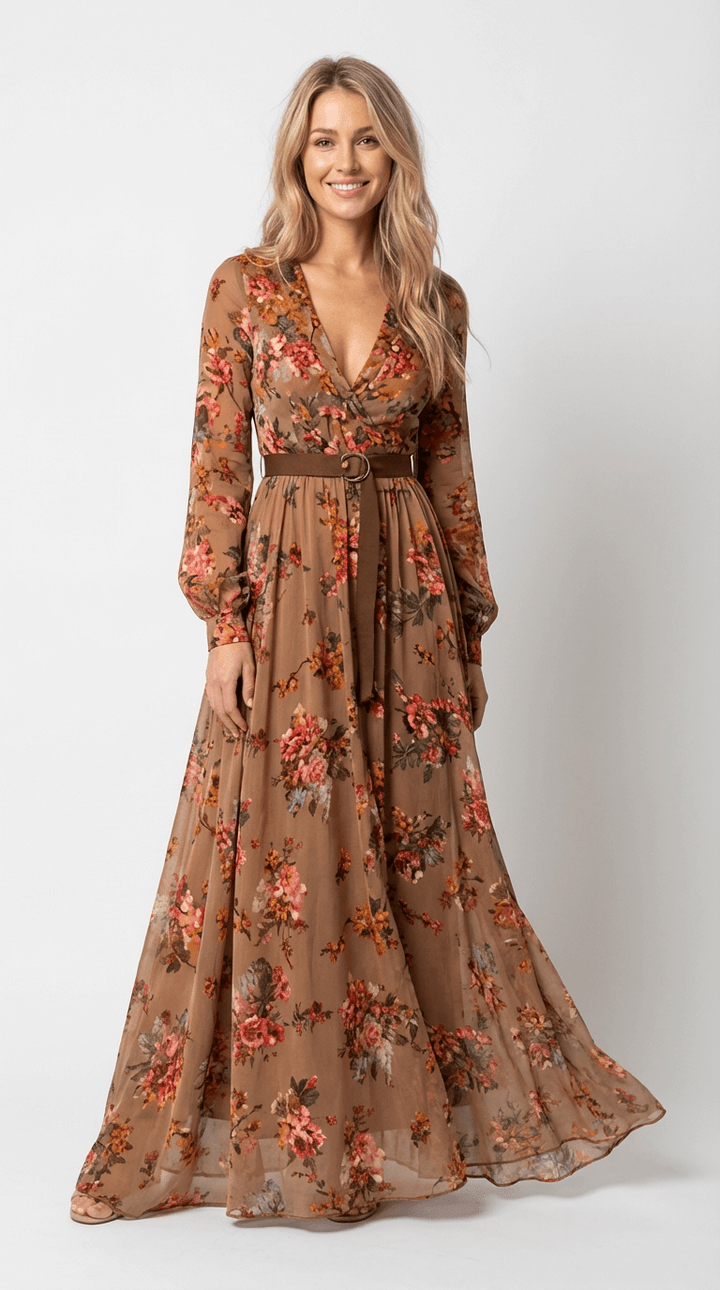 Isaluna - Boho Maxikleid Camilla Stil