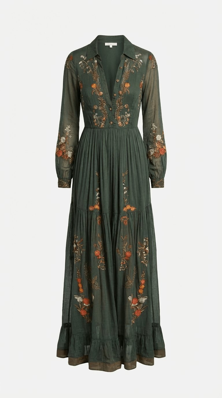 Isaluna - Boho Maxikleid Camilla Stil