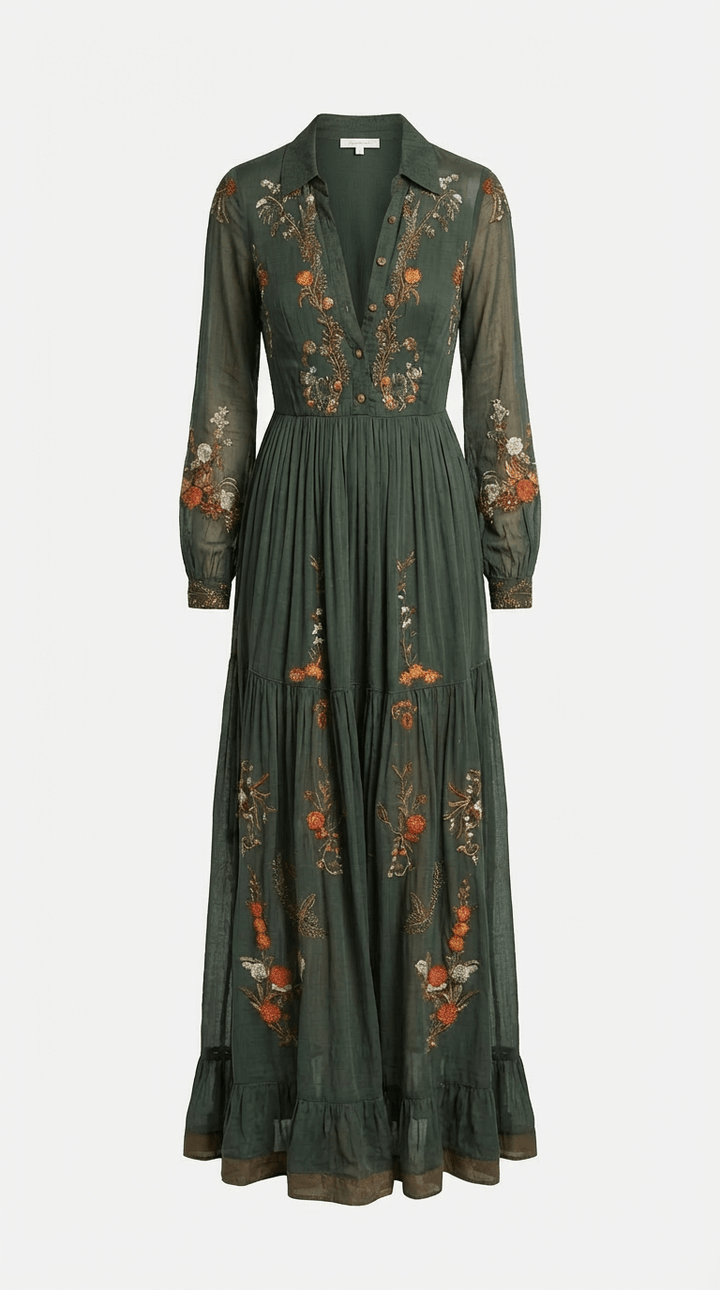 Isaluna - Boho Maxikleid Camilla Stil