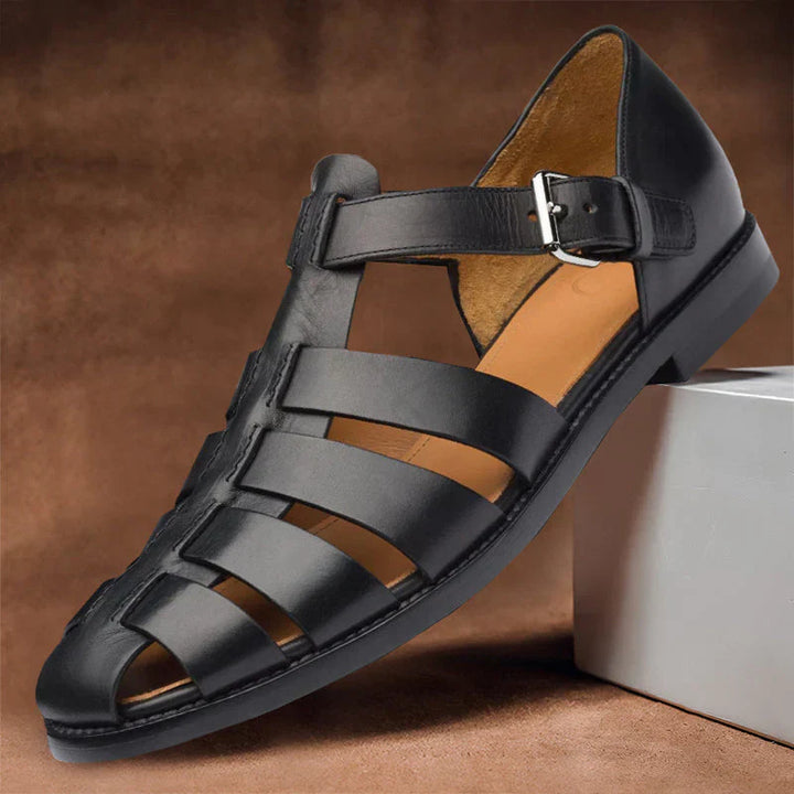 Lunirel - Herren Komfort Sandalen Verstellbar Atmungsaktiv