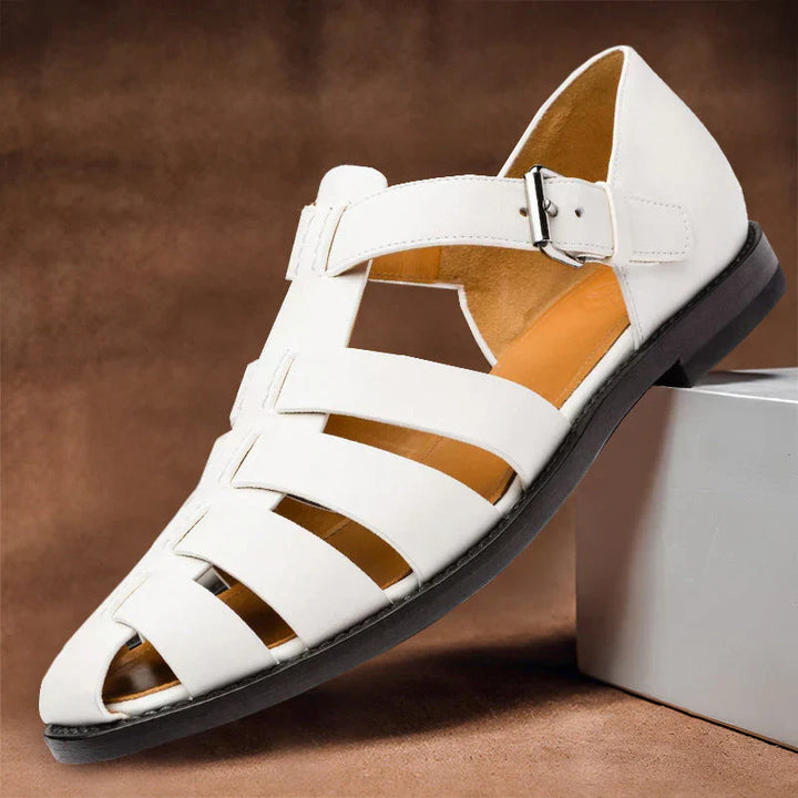 Lunirel - Herren Komfort Sandalen Verstellbar Atmungsaktiv