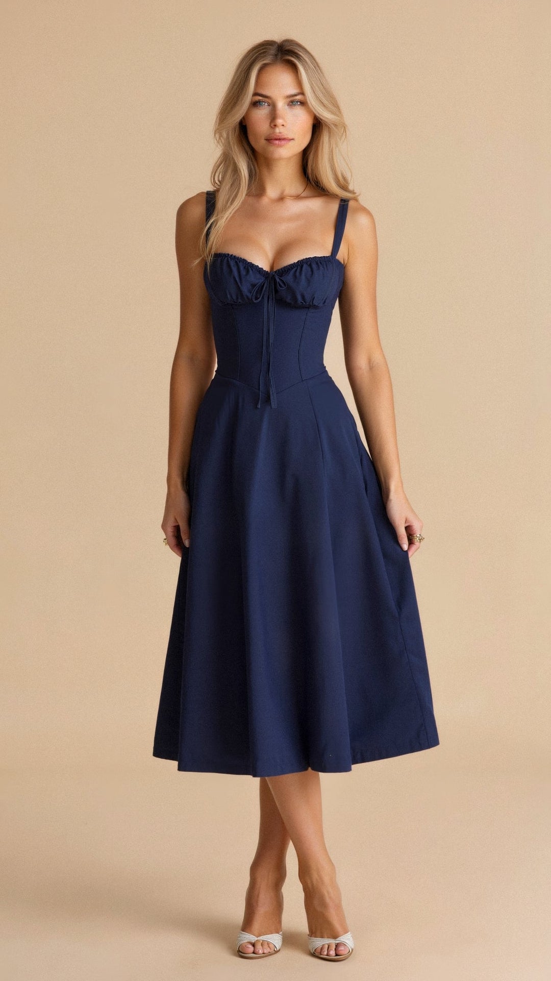 Veyrana – Tailliertes Elegantes Kleid