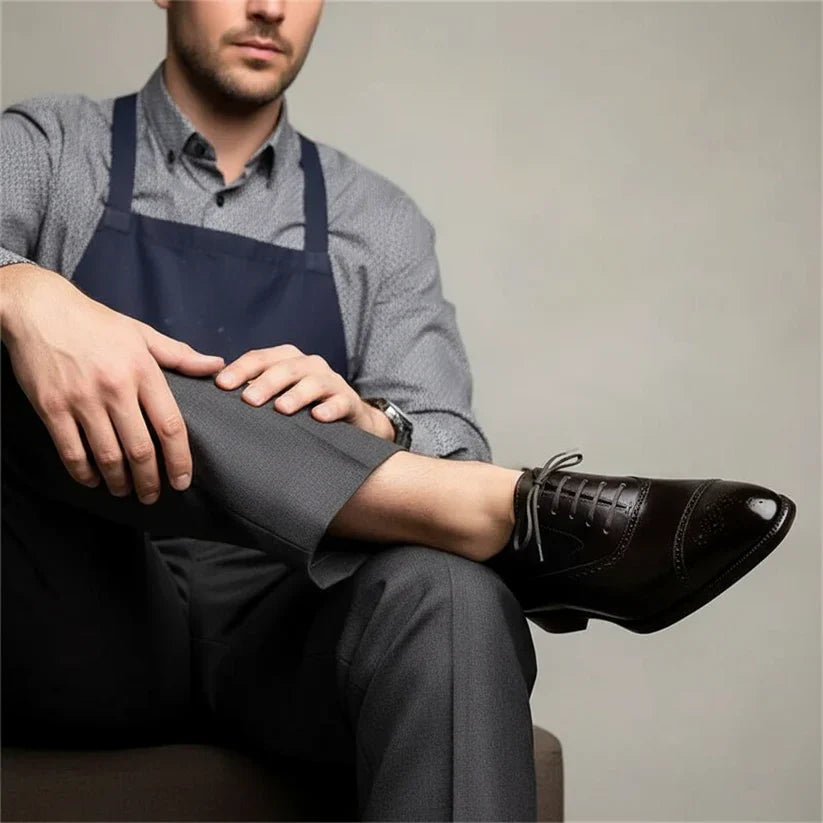 Oxvian - Elegante Brogue Oxford Schuhe Hochzeit Stil