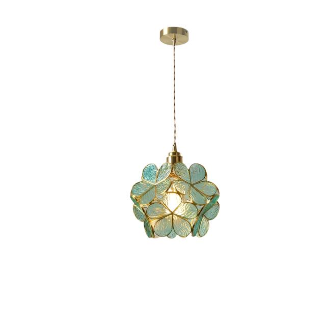 Lysiane – Flower-shaped hanging lamp made of glass in Nordic style
