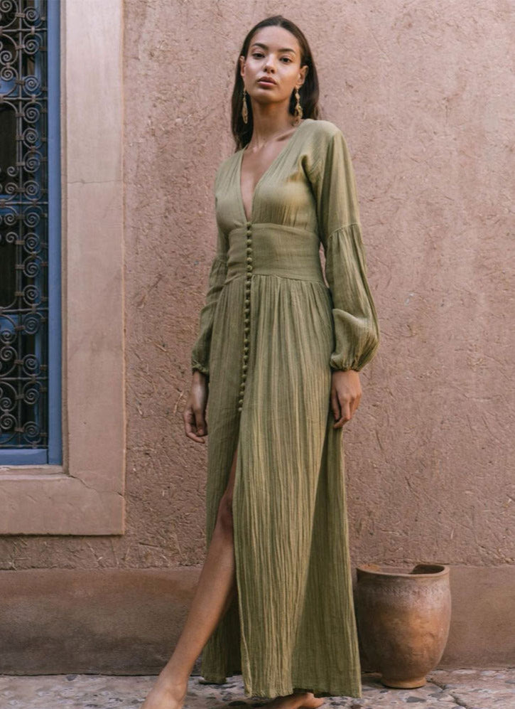 Allira - Elegantes Sommer Maxi Kleid Für Damen
