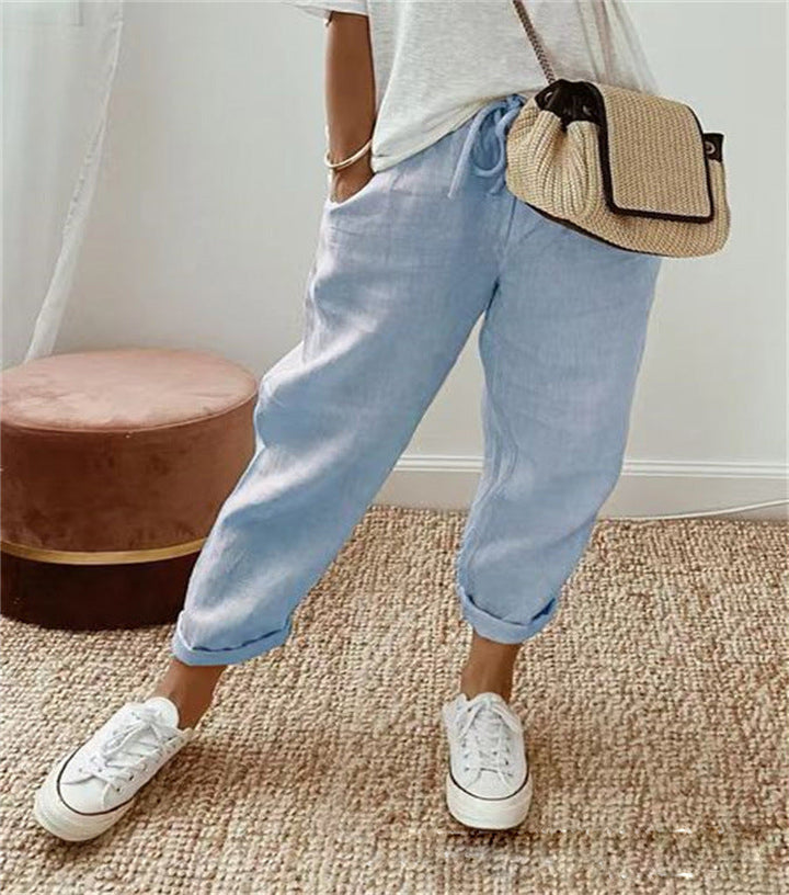 Women Pull-On Dress Pants Elegant Comfort Stretch - Image 5
