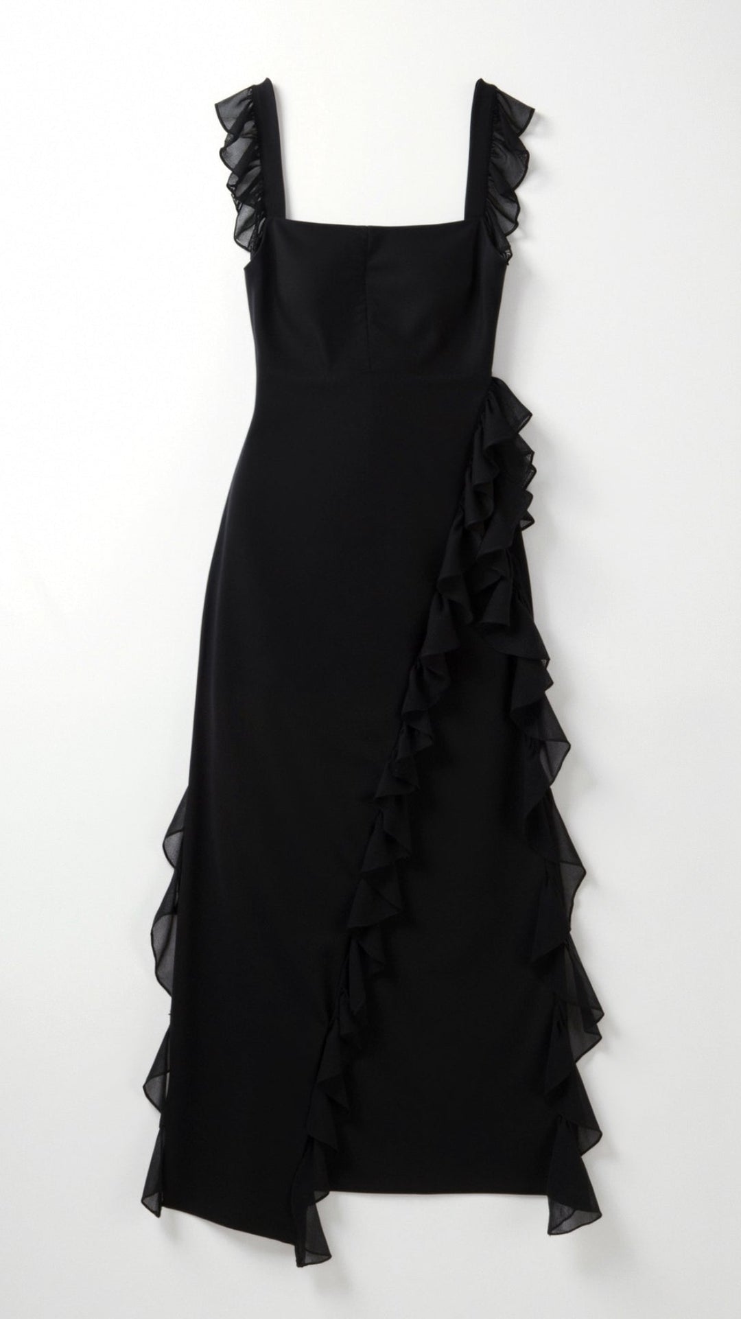 Elavelle – Maxi Kleid Mit Rüschen
