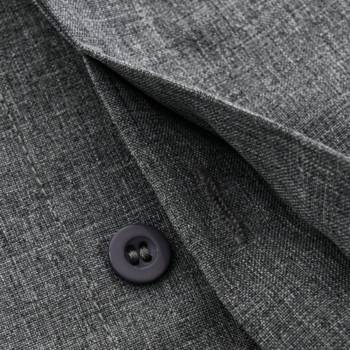 Men’s Short Sleeve Linen Shirt | Classic Lapel Collar