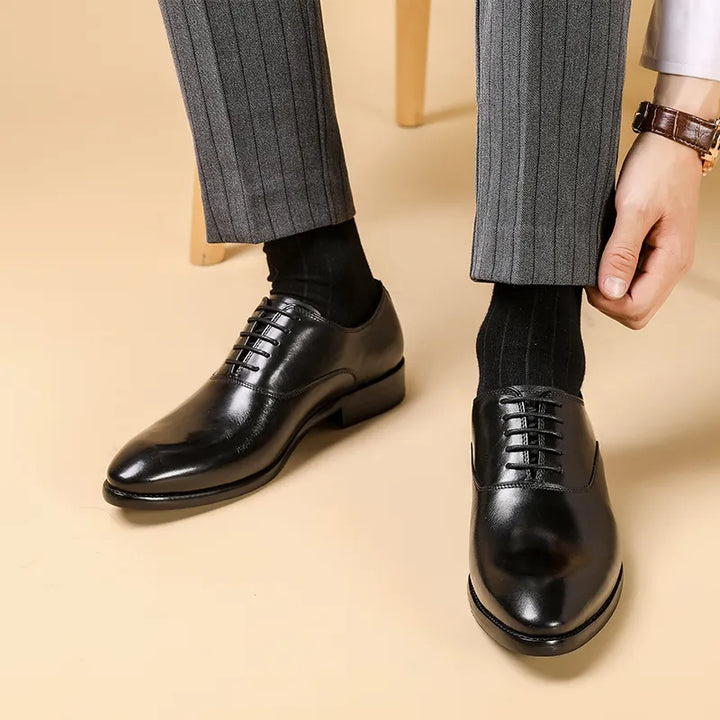 Ortheno - Leder Oxford Schuhe Komfort Elegant