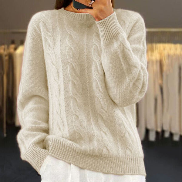 Alvinia™ | Zopfmuster-Pullover