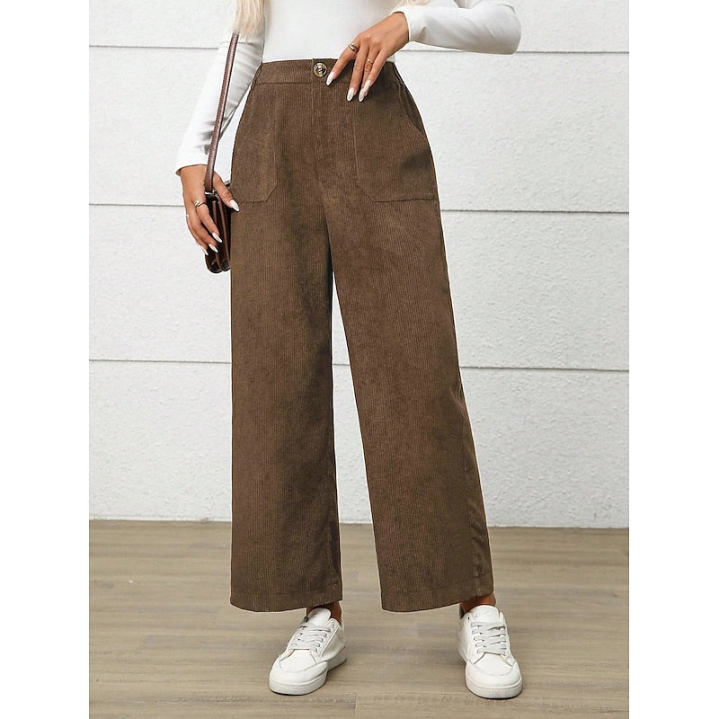 Elise | Weite Hose mit hoher Taille