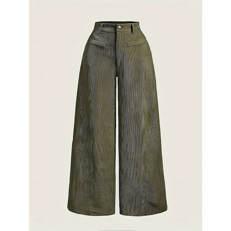 Gwyneth | Weite Hose mit hoher Taille - Image 3