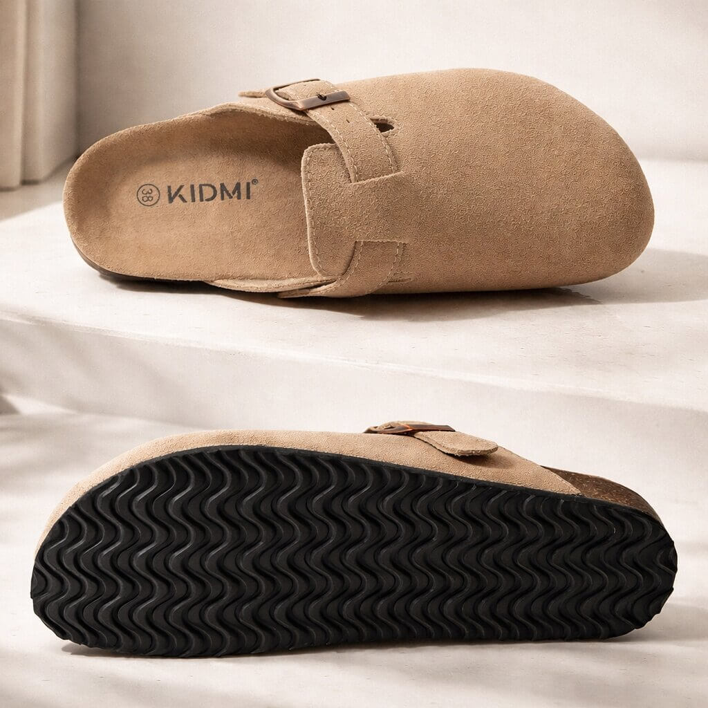 Unisex Closed Toe Slip On Clogs Adjustable Buckle - Image 7
