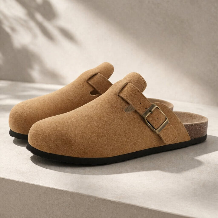Unisex Closed Toe Slip On Clogs Adjustable Buckle - Image 2