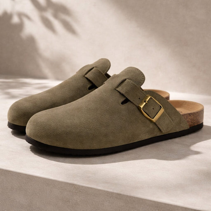Unisex Closed Toe Slip On Clogs Adjustable Buckle - Image 3