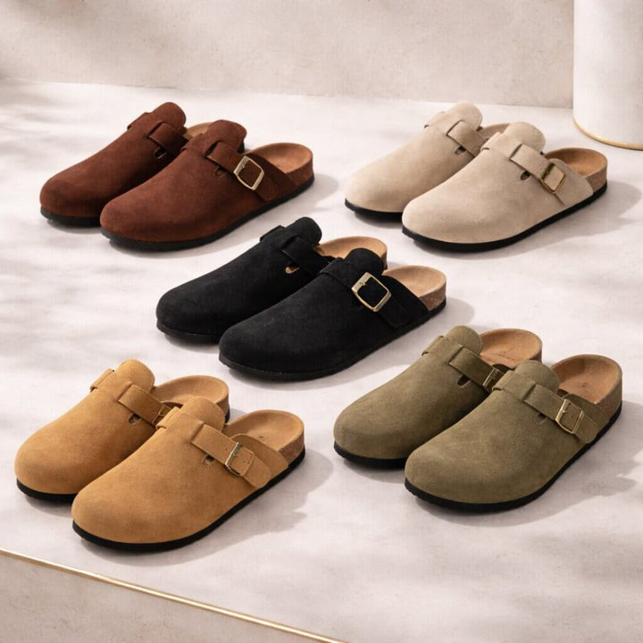 Unisex Closed Toe Slip On Clogs Adjustable Buckle - Image 4