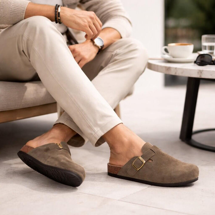 Unisex Closed Toe Slip On Clogs Adjustable Buckle - Image 5