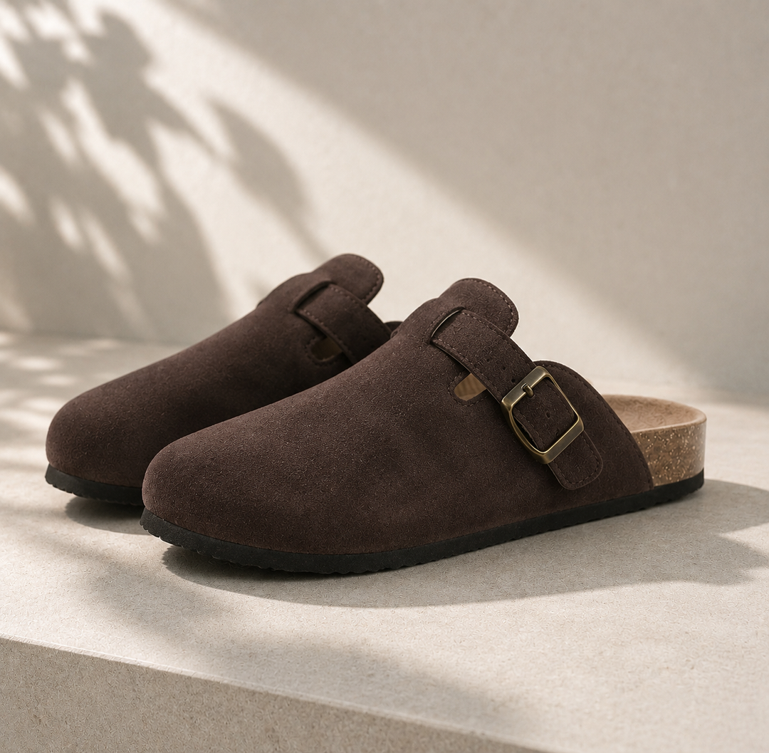 Unisex Closed Toe Slip On Clogs Adjustable Buckle - Image 10