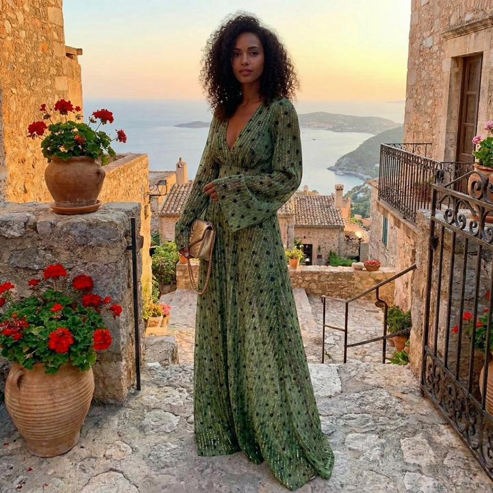 Vicelora - Langes Sommer Maxikleid Für Damen