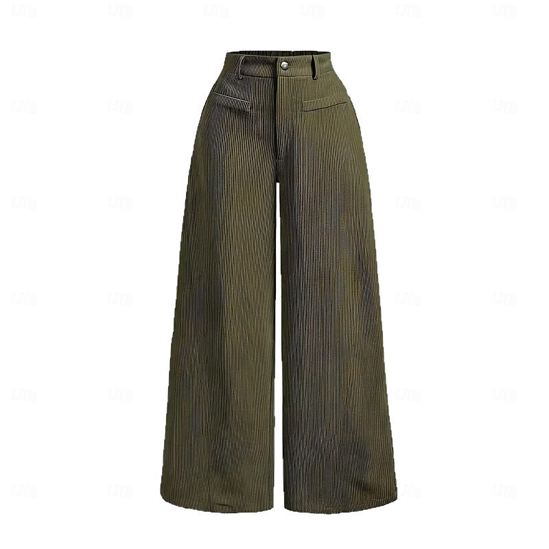 Gwyneth | Weite Hose mit hoher Taille - Image 4