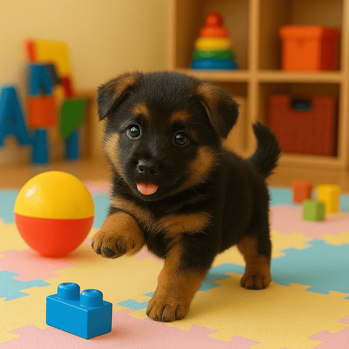 Interaktiver Schäferhund Welpe Elektronischer Roboterhund läuft bellt - Image 5