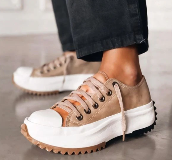 Orvella - Orthopädische Damen Plateau Schuhe Komfort Stil