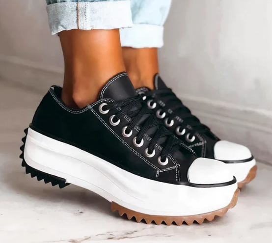 Orvella - Orthopädische Damen Plateau Schuhe Komfort Stil