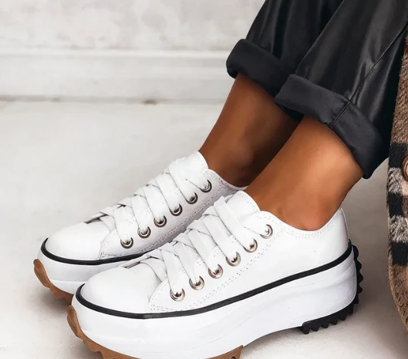 Orvella - Orthopädische Damen Plateau Schuhe Komfort Stil