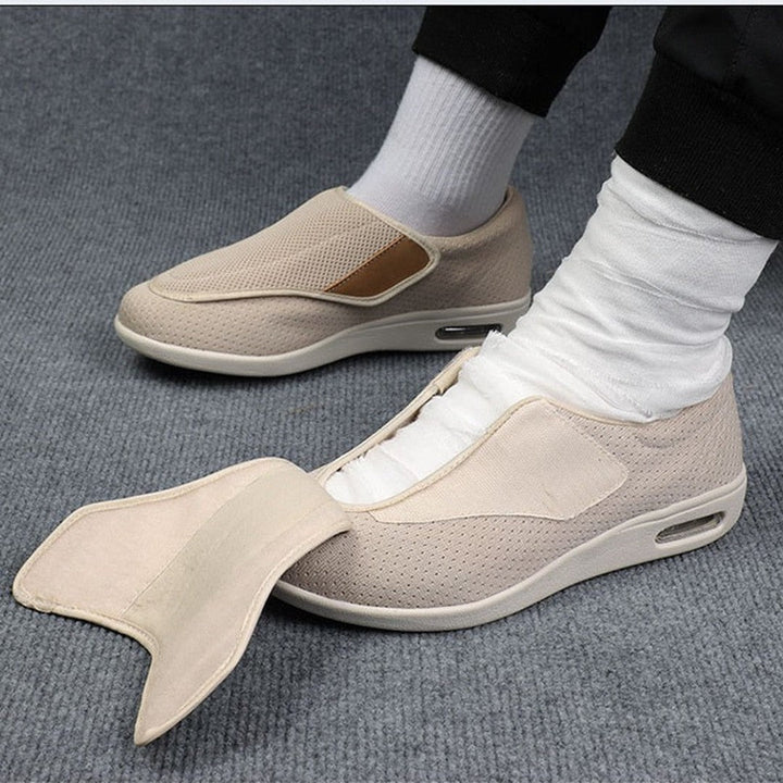 Damen Bequemschuhe Klettverschluss Mesh Weite Passform Luftpolster - Image 3