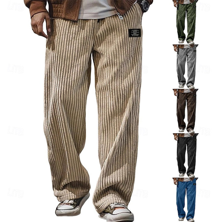 Fraser | Entspannte gerippte Hose