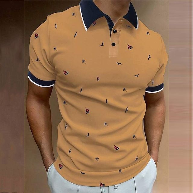 Herren Poloshirt Sommer Leicht Atmungsaktiv Freizeit - Image 2