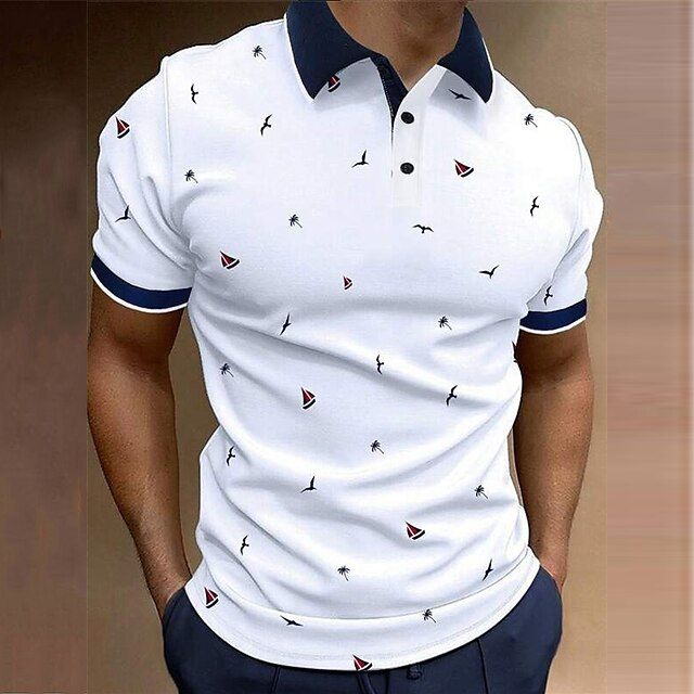 Herren Poloshirt Sommer Leicht Atmungsaktiv Freizeit - Image 4